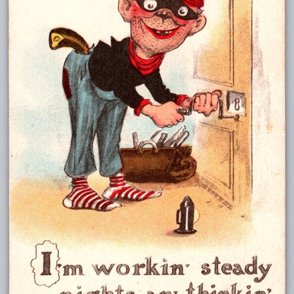 Postcards Lot of 8 Humor Vintage Posted & Unposted #915 - Picture 11 of 16